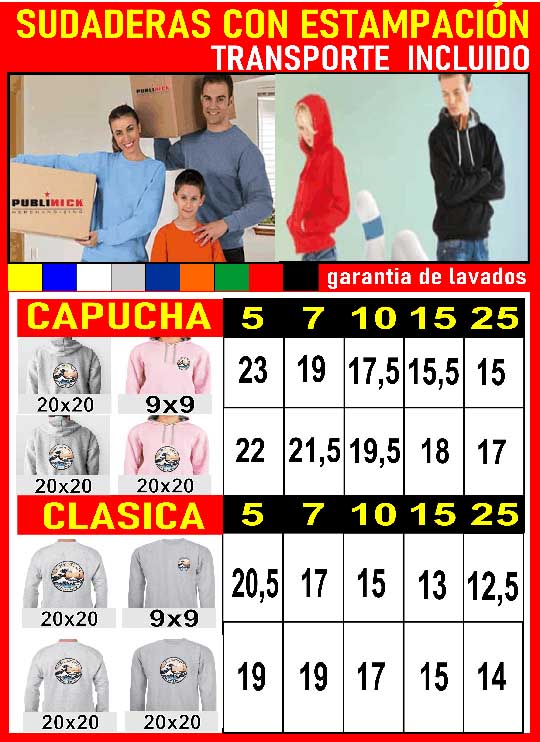 sudaderas personalizadas Fuente de Santa Cruz 