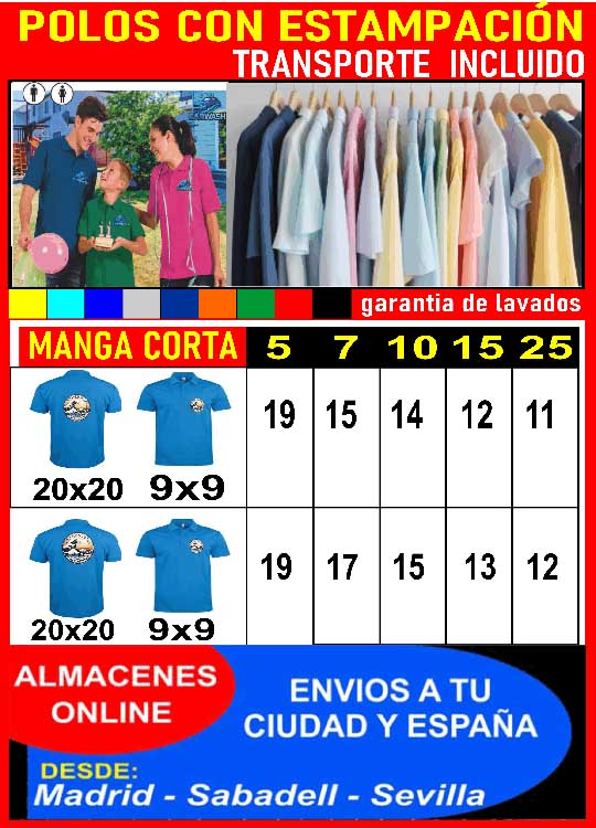 polos personalizados Campillos Sierra